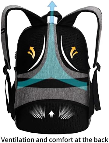 SHRRADOO Anti Theft Laptop Backpack Travel Backpacks with usb Charging Port for Women Men College Backpack Computer Bag Fits 17 Inch Laptop,Black ElectronicsRufus AIRufus AI - Image 6