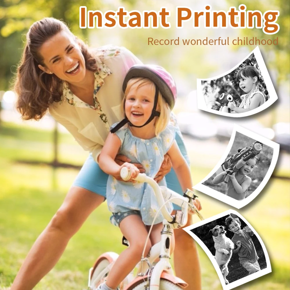Instant Print Camera For Kids Portable Digital Creative Print Camera For Boys Girls Child Toy Print Paper Learning Birthday Gift - Point & Shoot Cameras - AliExpress - Image 3