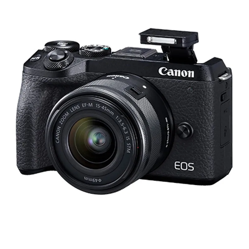 Canon EOS M6 Mark II Mirrorless Camera Digital Camera With EF-M 15-45mm F/3.5 Lens Compact Camera Professional Photography - AliExpress - Image 3
