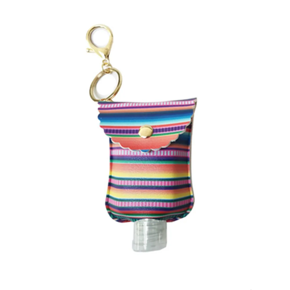 30ml Travel Bottle And Keychain Holder Refillable Empty Bottles For Hand Sanitizer Organizer Leather Keychain Holder Carriers - AliExpress - Image 5