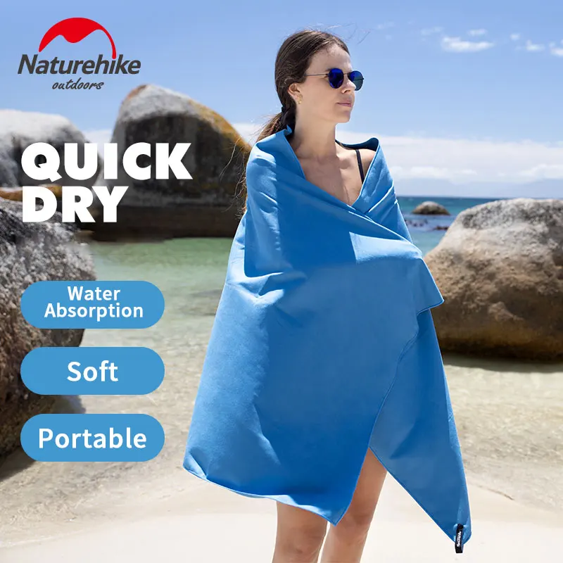 Naturehike Quick Drying Bath Towel Strong Absorbent Velvet Sides Soft Sport Towels for Tourist Fitness Gym Beach Swimming - AliExpress - Image 3