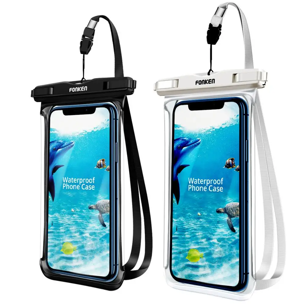 FONKEN Full View Waterproof Case for Phone Underwater Snow Rainforest Transparent Dry Bag Swimming Pouch Big Mobile Phone Covers – AliExpress