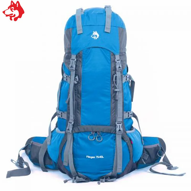 wholesale 75L+10L outdoor sport bag backpack Blue/Green/Black external frame 85L Mountaineer Camping Hiking Travel Backpack - AliExpress - Image 5