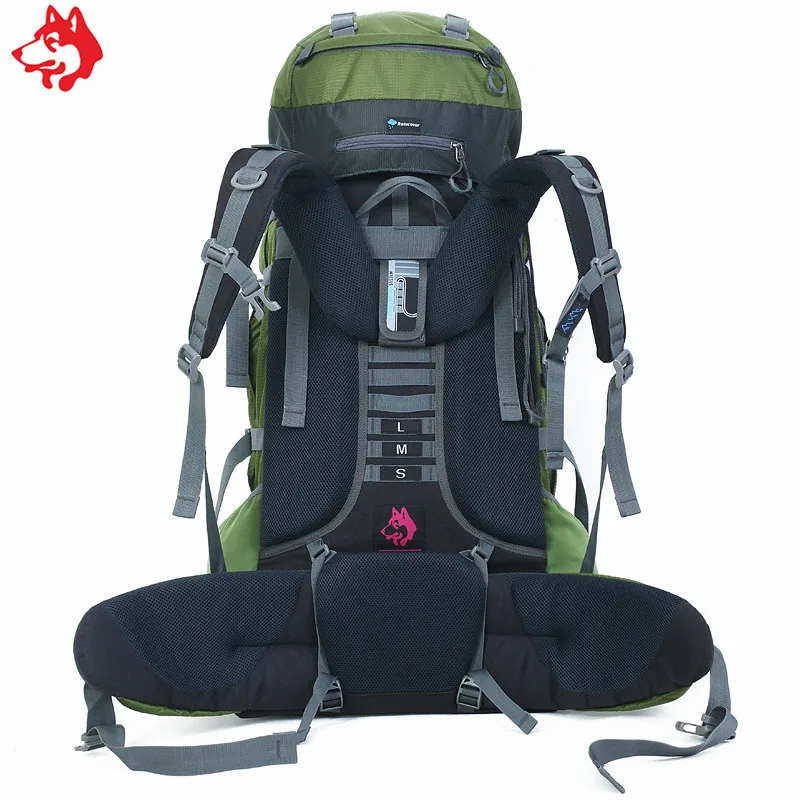 wholesale 75L+10L outdoor sport bag backpack Blue/Green/Black external frame 85L Mountaineer Camping Hiking Travel Backpack - AliExpress - Image 4