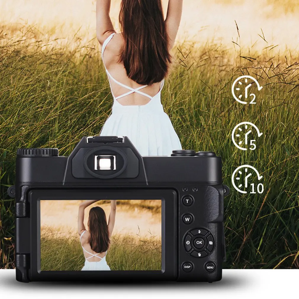 Digitial Camera 4K HD 30 Million Pixel Entry Mirrorless Digital Camera WIFI Camera for Beginner Teens - AliExpress - Image 4