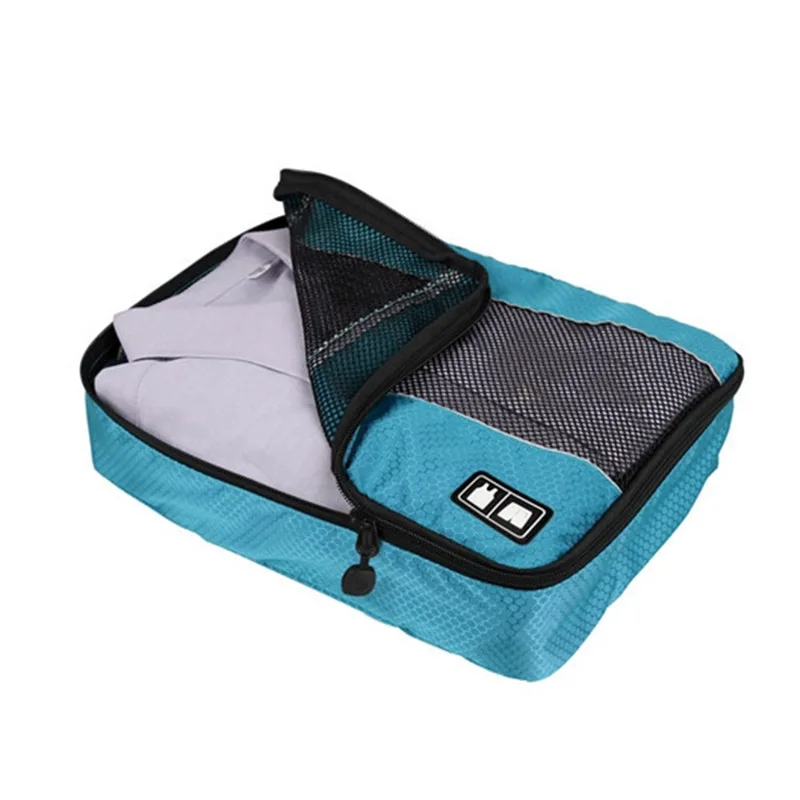 3 Pcs/Set Clothing Packing Cubes Travel Bag for Shirts Pants Garment Bags Luggage Organizers Necessaire - AliExpress - Image 2