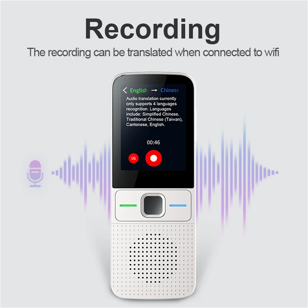 Language Translator Device Portable Instant Translator Online 137 Languages WiFi/Offline 12 Languages Two- Way Translation - AliExpress - Image 2