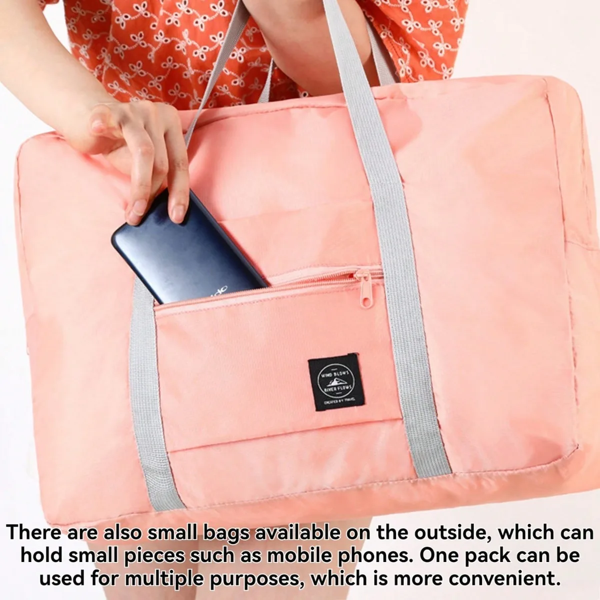 Foldable Travel Duffel Bag, Tote Carry on Luggage Bag, Personal Item Sports Gym Vacation Bag, Weekender Duffle for Women and Men - AliExpress - Image 6