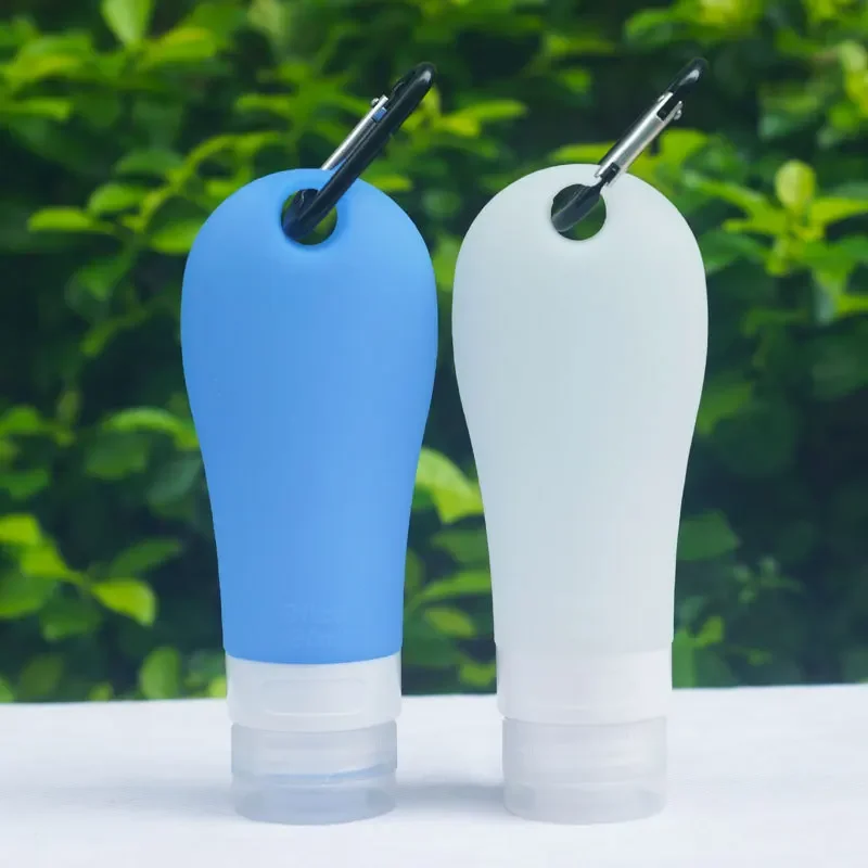 1pcs 38ml 60ml 90ml Empty Silicone Travel Packing Press Having Holes Bottle For Lotion Shampoo Bath Small Sample Containers - AliExpress - Image 4