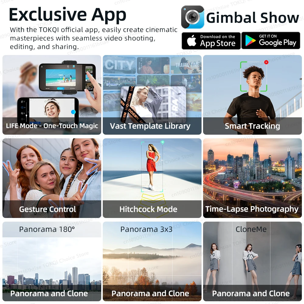 Handheld 3-Axis Gimbal Phone Holder Anti Shake Video Record with Selfie Tripod Stabilizer for Xiaomi iPhone Cellphone Smartphone - AliExpress - Image 6