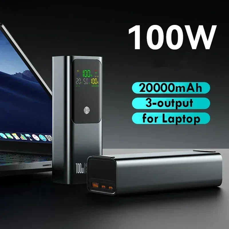 20000mAh High Quality Power Bank 100W Portable Fast Charging Powerbank External Spare Battery For IPhone Xiaomi Laptop 보조배터리 – AliExpress