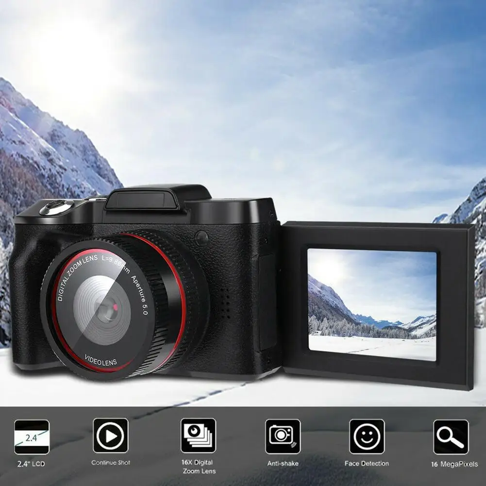 Professional Camera 2.4-inch Screen 1080p 16X Digital Full Hd Zoom Camera - AliExpress - Image 2