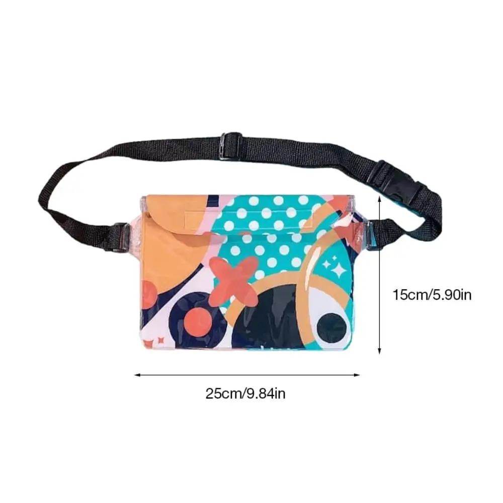 New Large PCV Waterproof Bags Adjustable With Waist Strap Waterproof Waist Bag Swimming Pouch Swimming - AliExpress - Image 5