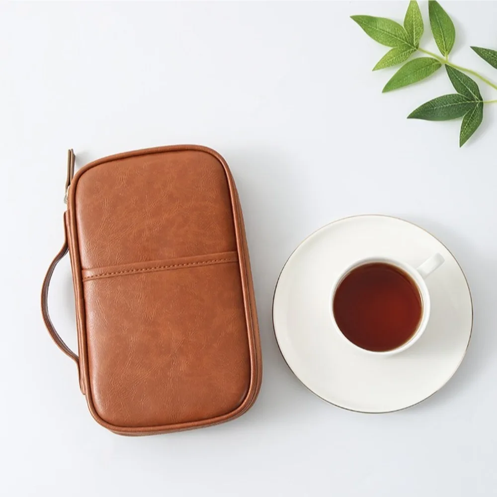 RFID Travel Money Bag PU Leaher Multifunctional Passport Wallet Zipper Ticket Holder Document Case Certificate Storge - AliExpress 1524 - Image 3