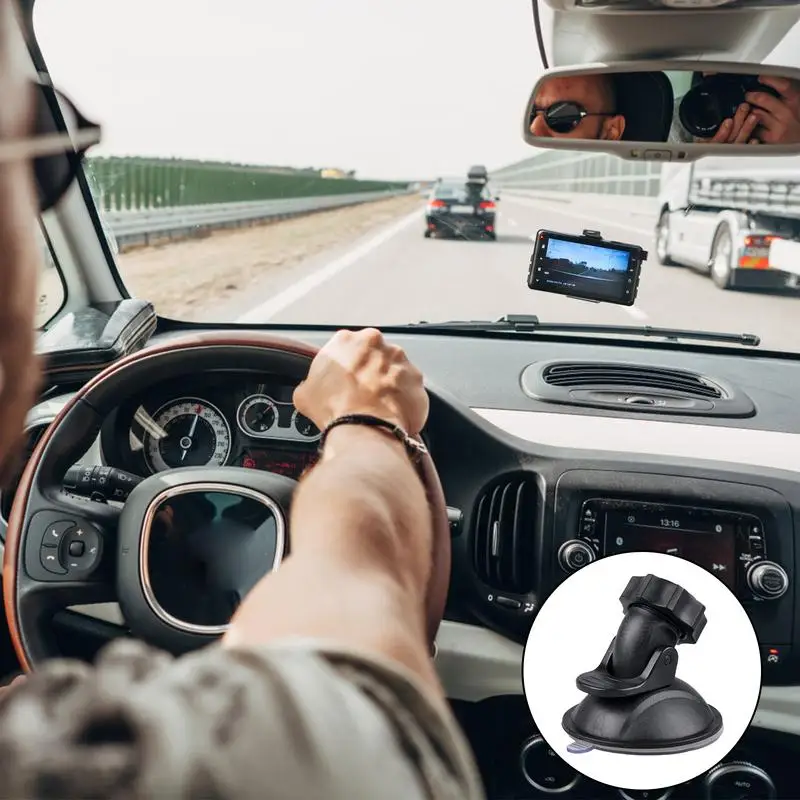 Car Suction Cup for Dash Cam Holder Vehicle Video Recorder on Windshield and DashBoard Mount with 5 Types Adapter 360 Degree - AliExpress - Image 2