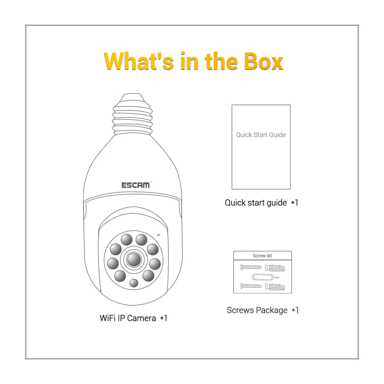 Bulb Home Security Camera 360° Audible Alarm Easy Installation 2 Way Audio - AliExpress - Image 3