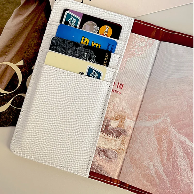 Japanese Anime Passport Cover Aestheticism Film Stills Passport Wallet Women Travel Essentials Bank Card Ticket Passport Holder - AliExpress 1524 - Image 4