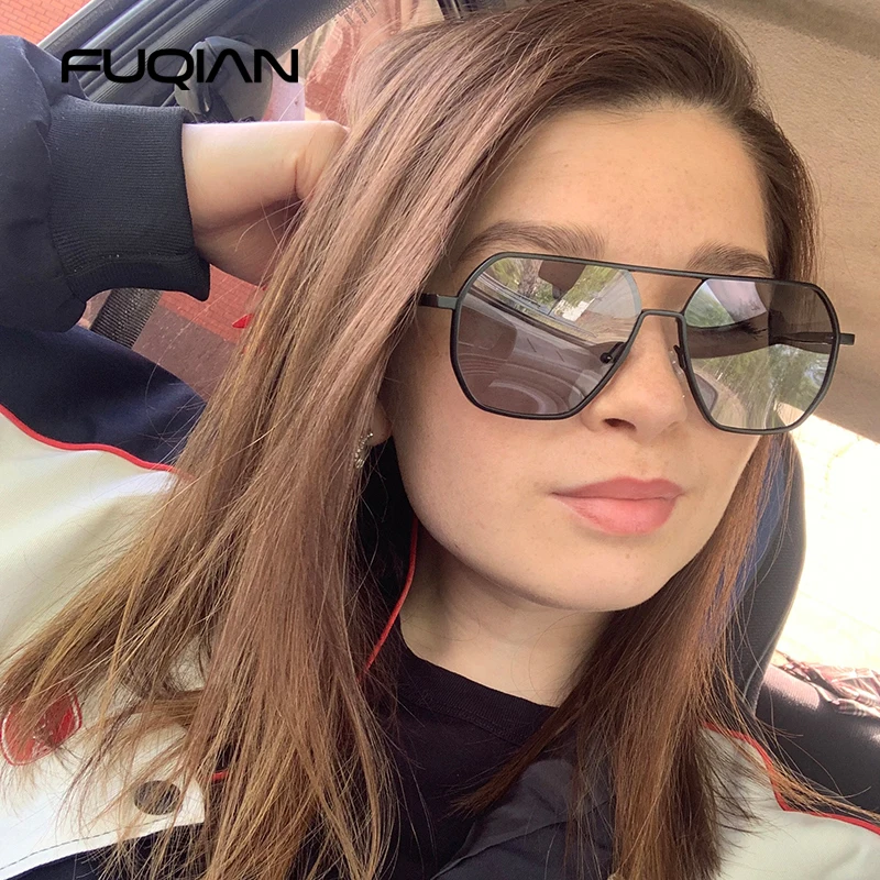 Luxury Metal Photochromic Sunglasses Men Women Fashion Polarized Sun Glasses Stylish Chameleon Anti-glare Driving Shades UV400 - AliExpress - Image 4