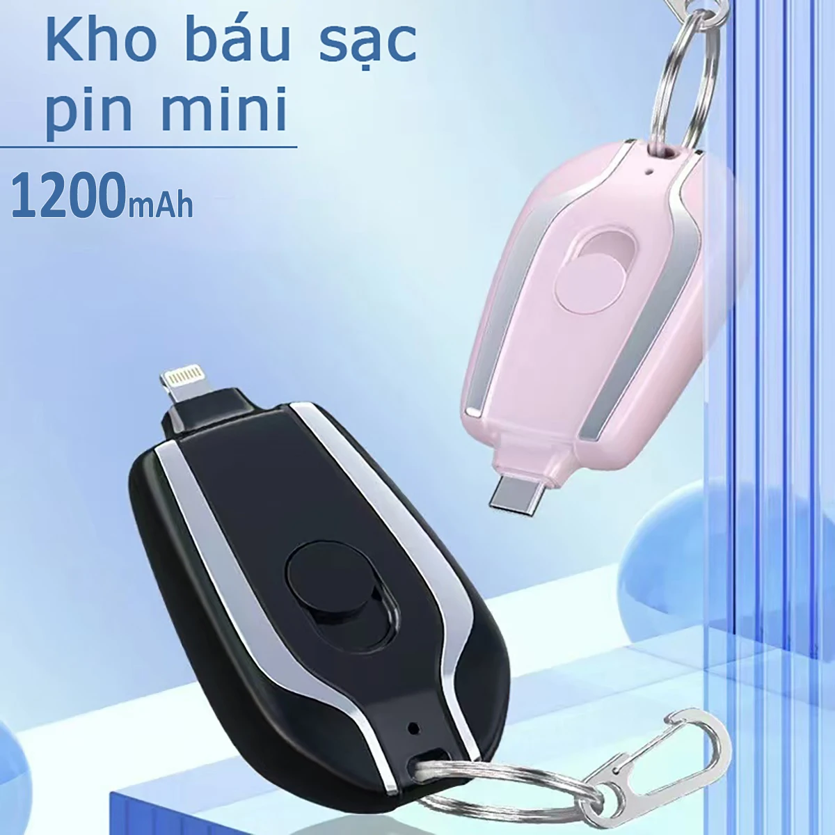 Mini Keychain Emergency Charging Treasure; Small Portable Portable Power Supply For Devices With An iPhone/Type-C Interface – AliExpress