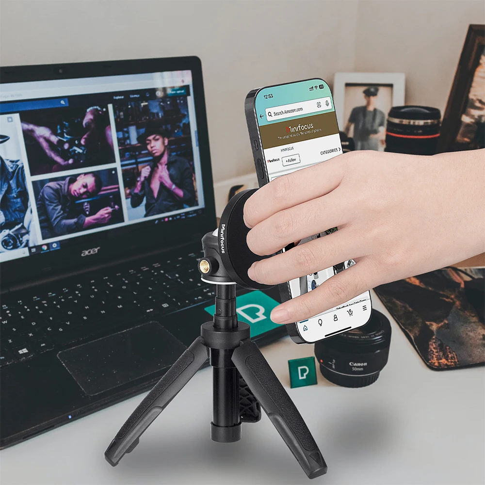 Magnetic Cell Phone Selfie Stick Tripod Extendable Mini Desktop Smartphone Tripod Mount for Magsafe iPhone 14/13/12 Pro Max - AliExpress - Image 6