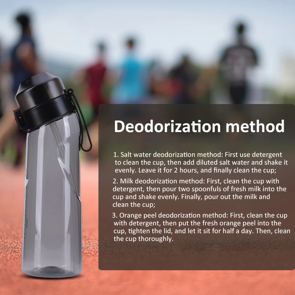 650ML Flavored Water Bottle with Straw Portable Gym Fitness Bottle Drink More Water Reusable Cup for Camping Hiking Fishing - AliExpress - Image 5