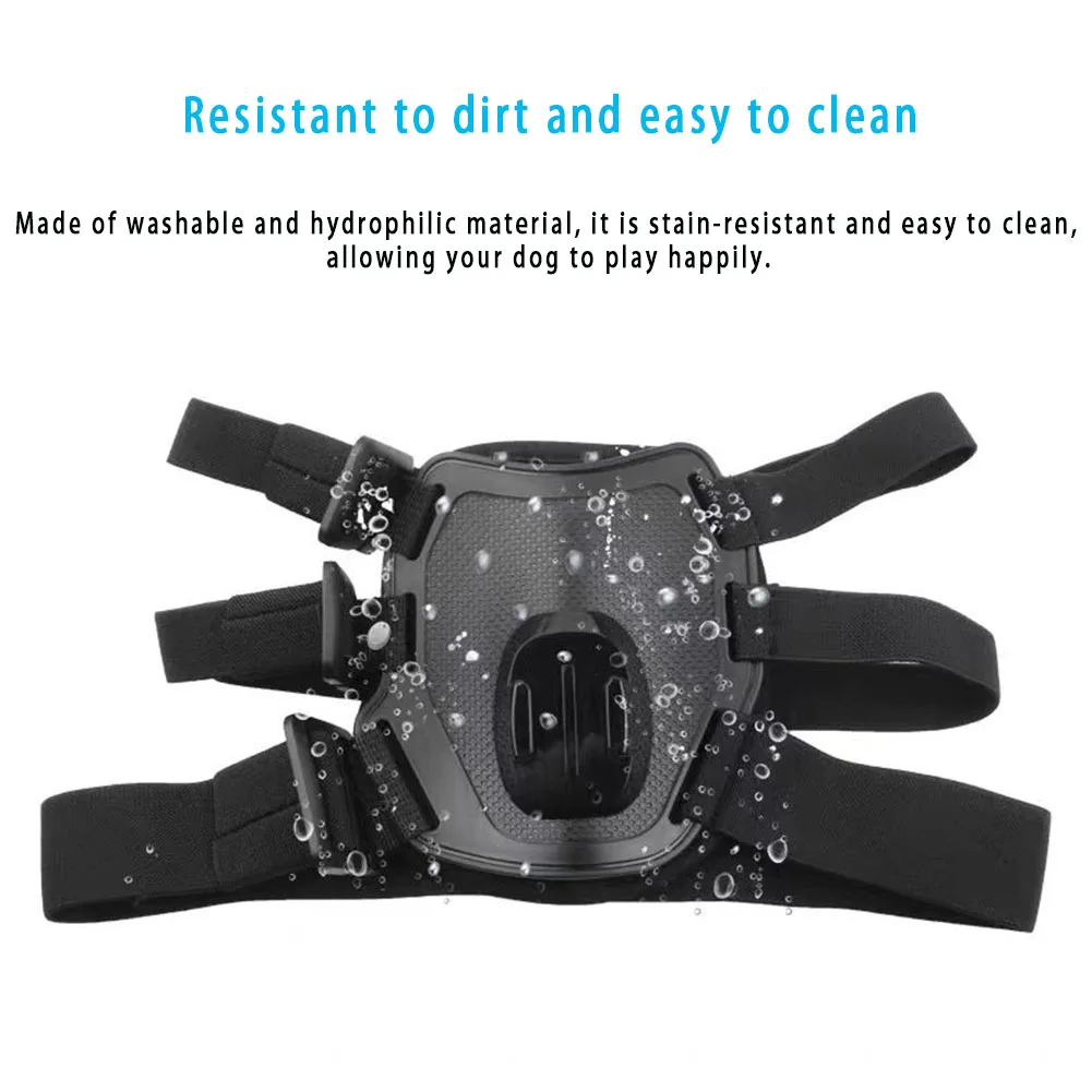 Dog Camera Harness Mount for Gopro Hero 12 11 10 9 DJI OSMO Insta360 Accessories, for Small Medium Large Dogs for Chest and Back - AliExpress - Image 3