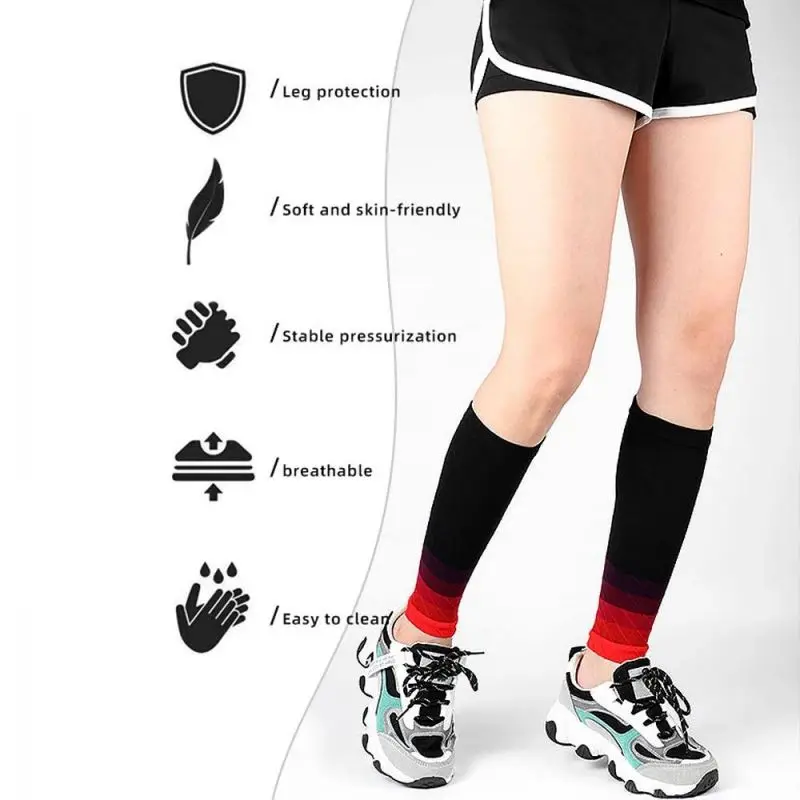 1 Pair Compression Calf Sleeves Running Leg Compression Sleeve Compression Socks for Shin Splint For Men Women 20-30mmHg - AliExpress - Image 5