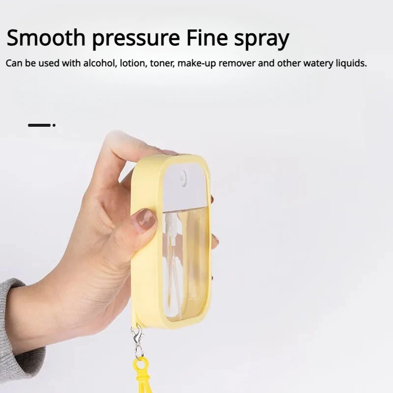 50ml Spray Small Sanitizing Spray Scented Vegan Hand Sanitizer with Keychain Perfume Alcohol Water Spray Bottle Travel Dispenser - AliExpress - Image 3