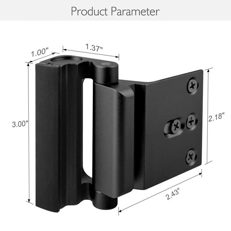 Home Security Door Lock Home Reinforcement Door Lock Device Lock Childproof Door Reinforcement Lock A - AliExpress - Image 6
