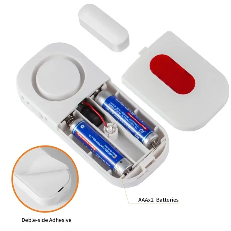 Door Window Sensor Wireless Burglar 130bp Alarm Magnetic Home Longer System Entry Burglar Security Battery Device Safety 1pcs - AliExpress - Image 5
