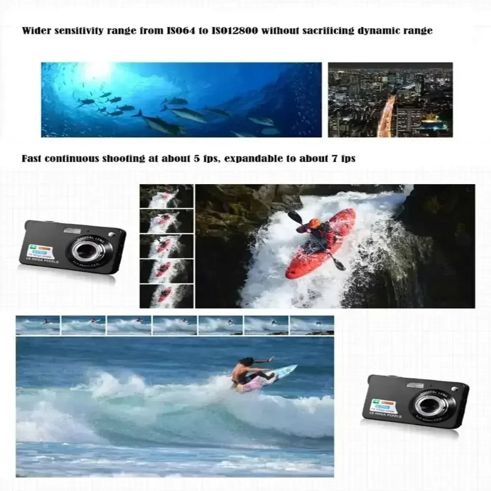 Photography Outdoor Anti-Shake Instant Photo HD Camera Rechargeable Camcorder Digital Camera With LCD Screen Child Camera - AliExpress - Image 3