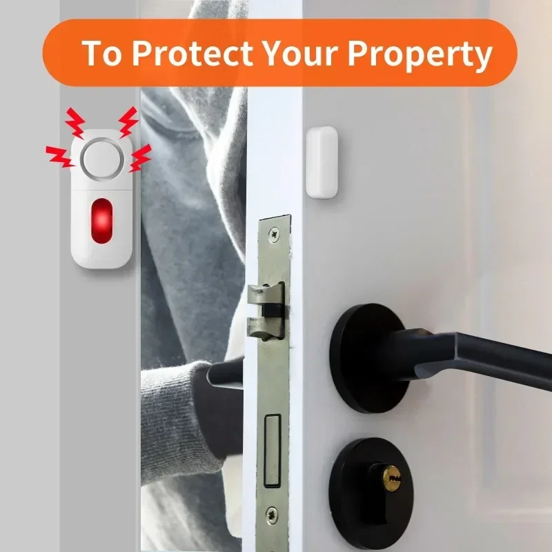 Door Window Sensor Wireless Burglar 130bp Alarm Magnetic Home Longer System Entry Burglar Security Battery Device Safety 1pcs - AliExpress - Image 4