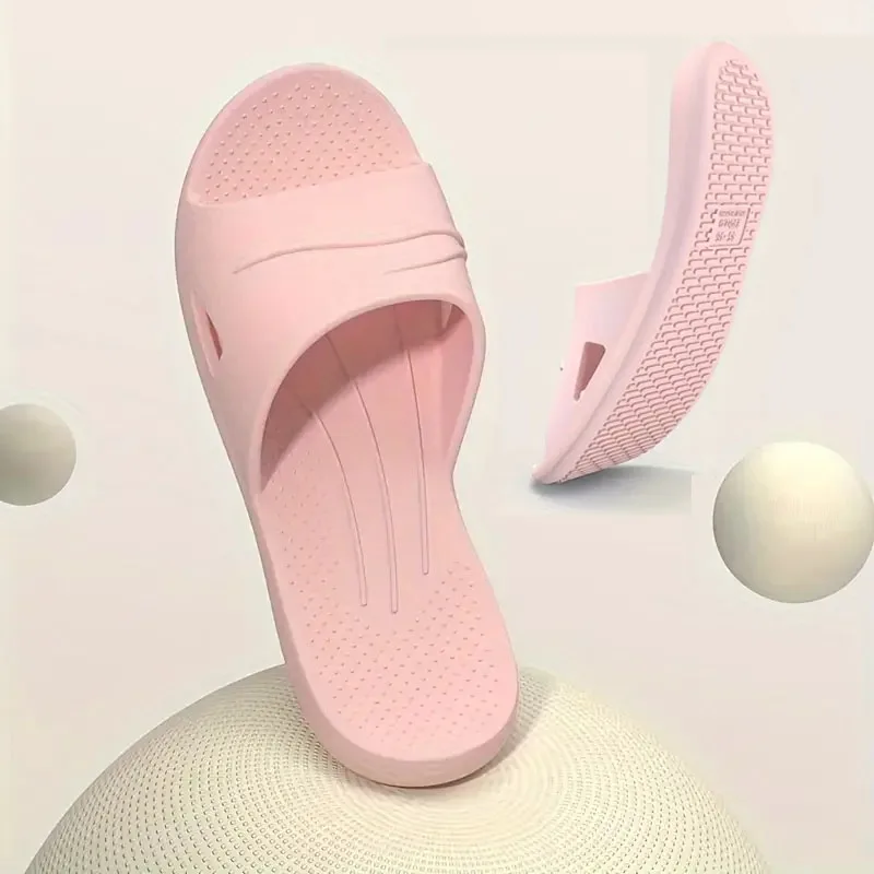 2024 New Foldable EVA House Slippers Portable Hotel Travel Slipper Bathroom Non-Slip Slides Home Indoor Flat Shoes for Men Womem - AliExpress - Image 3