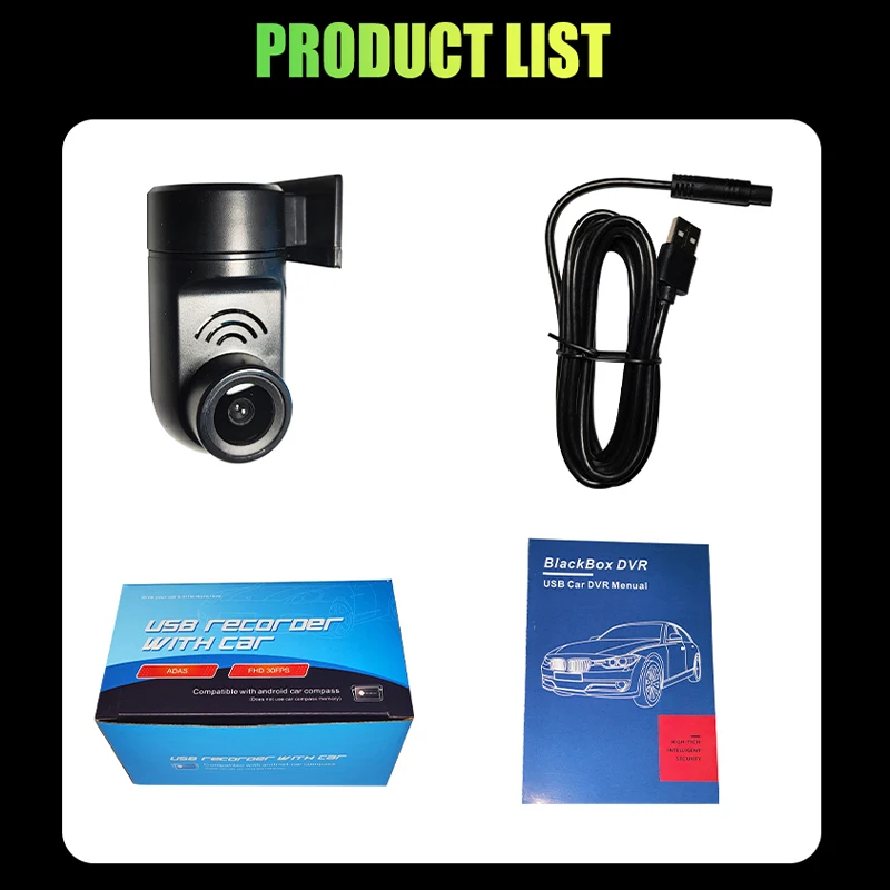 360° Rotatable USB Dash Camera 170° Wide-angle Car DVR Driving Recorder Specifically Designed for Android Car System - AliExpress - Image 6
