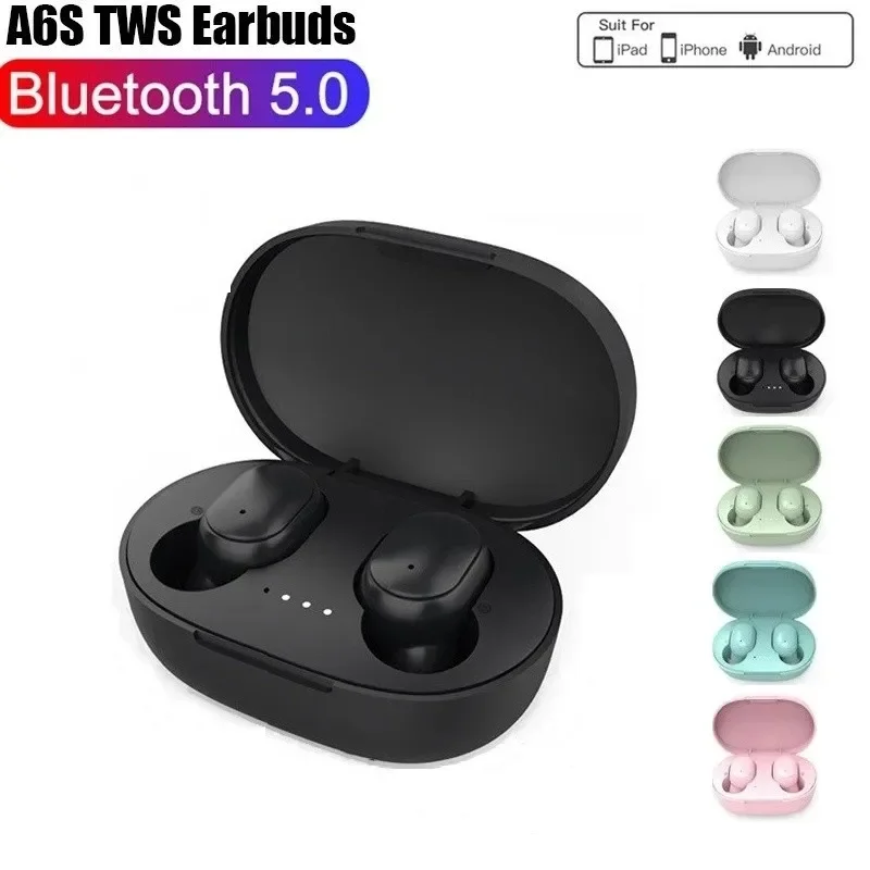 A6S TWS Earphones Wireless Bluetooth 5.1 Headphones Touch Control Earbuds With Mic Earphones Sport Waterproof Headset for xiaomi – AliExpress