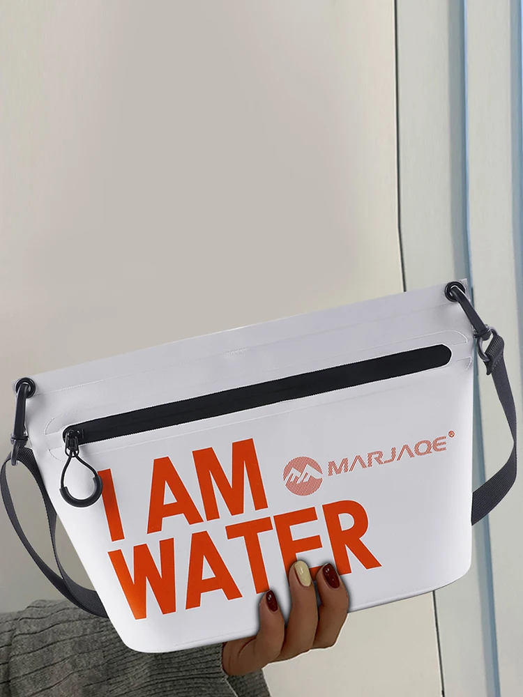 Waterproof Cosmetic Bag with Zipper PVC Swimming Shoulder Pack High-Capacity Portable Multifunctional Storable for Outdoor Sport - AliExpress - Image 4