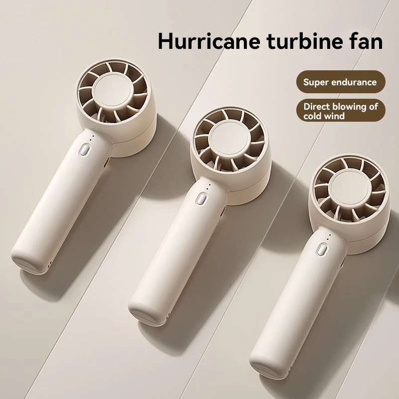 Mini Electric Fan Portable Turbo Fan Three-speed Wind Speed Handheld Desktop Dual-Purpose Air Conditioner For Camping - AliExpress - Image 2