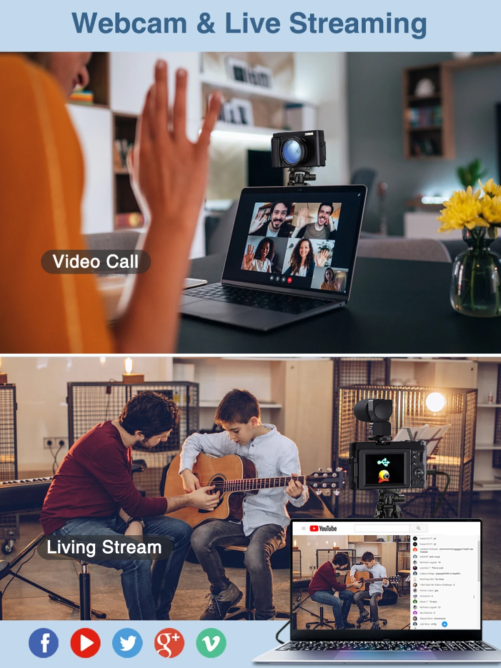 4K Digital Camera for Photography and Video Autofocus Anti-Shake 48MP Compact Vlogging Camera 3'' 180° Flip Screen with Flash - AliExpress - Image 6
