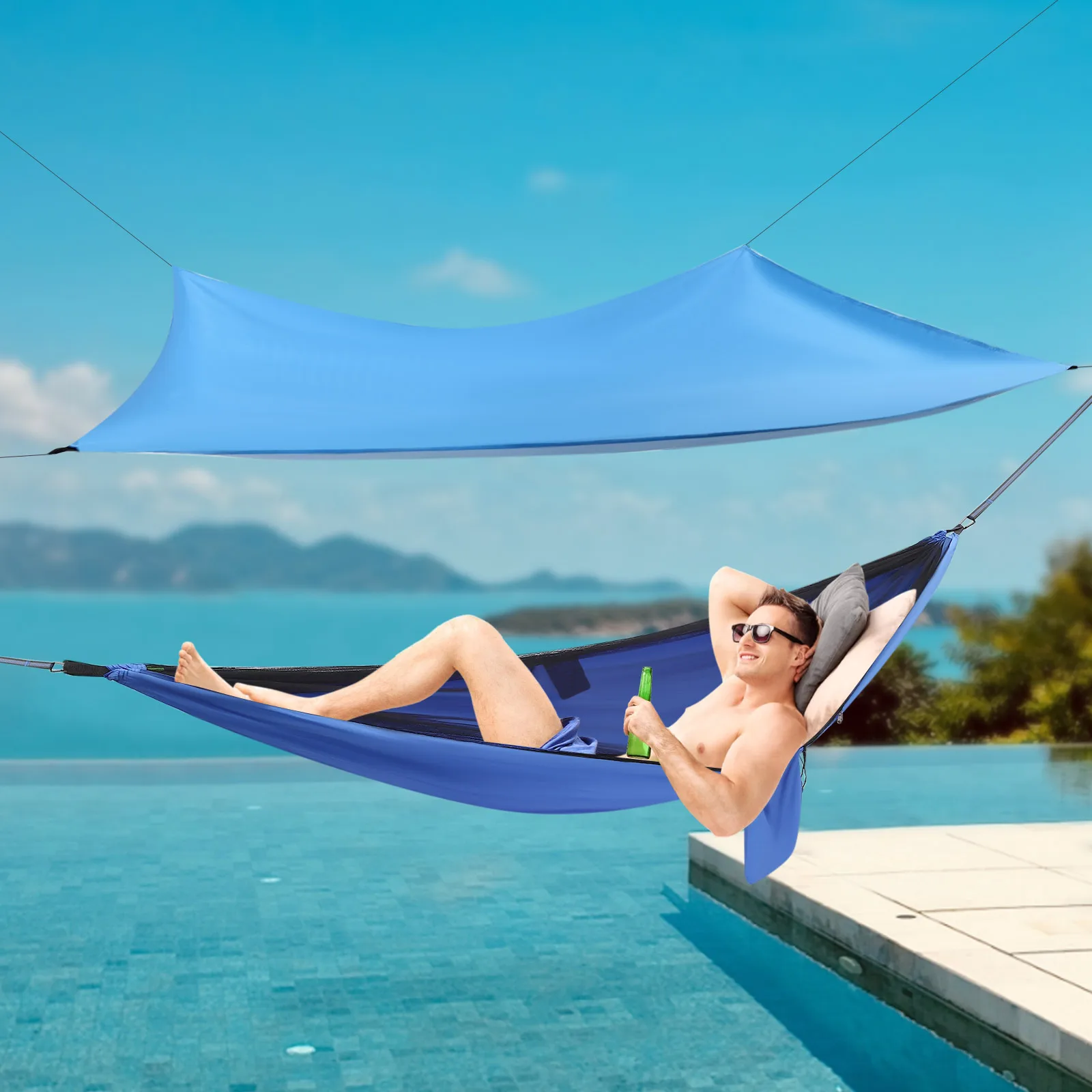 Hammocks with Mosquito Net Tent and Rain Fly Tarp Camping Hammock for Backpacking and Travel Modern - AliExpress - Image 2