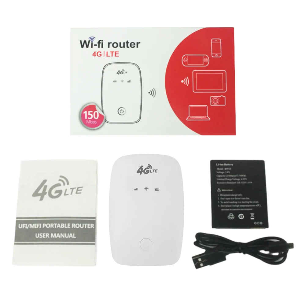4G LTE Portable WiFi Hotspot 150Mbps Wireless Internet Router with Sim Card Slot Mini Outdoor Hotspot for Home Office Car Travel - AliExpress - Image 5
