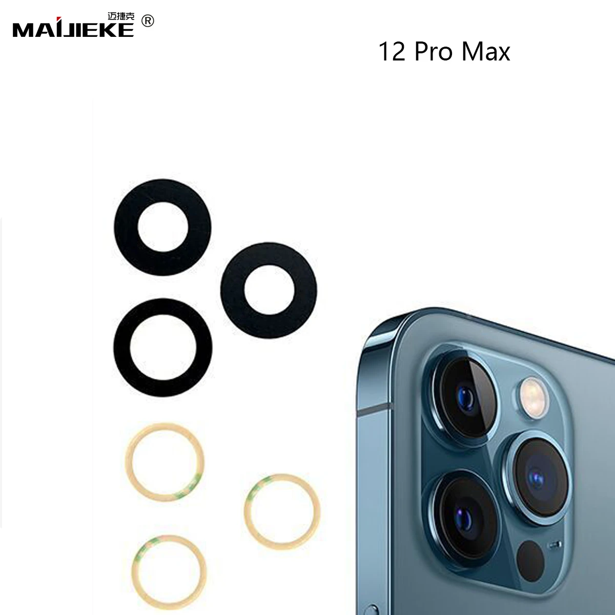 Ori Back Camera Glass Replacement for iPhone 16 15 Pro Max 14 13 12 Mini 11 Pro X Xs Max Xr 8 7 Plus Broken Camera Lens Repair - AliExpress - Image 6