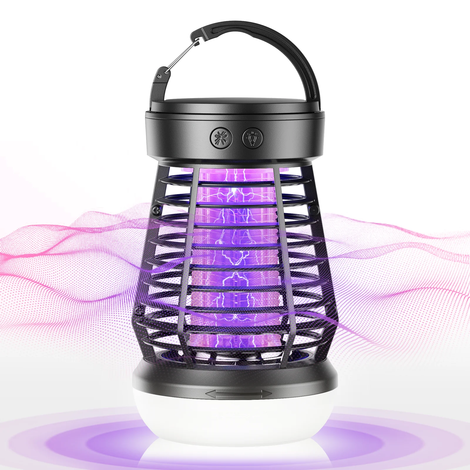 Portable Bug Zapper Rechargeable Wireless Mosquito Killer – 2000mAh Bug Zapper with Light for Outdoor Adventures Garden Yard – AliExpress