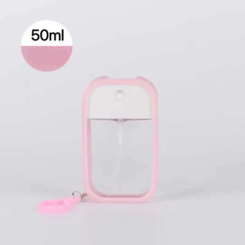 50ml Spray Small Sanitizing Spray Scented Vegan Hand Sanitizer with Keychain Perfume Alcohol Water Spray Bottle Travel Dispenser - AliExpress - Image 4