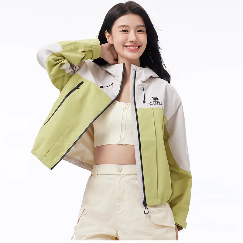 GOLDEN CAMEL Outdoor Hiking Jackets Rainproof Windproof Waterproof Single Jacket for Women Sunscreen Mountaineering Clothing - AliExpress - Image 6