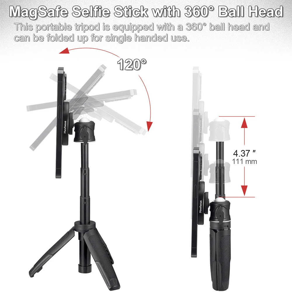 Magnetic Cell Phone Selfie Stick Tripod Extendable Mini Desktop Smartphone Tripod Mount for Magsafe iPhone 14/13/12 Pro Max - AliExpress - Image 5