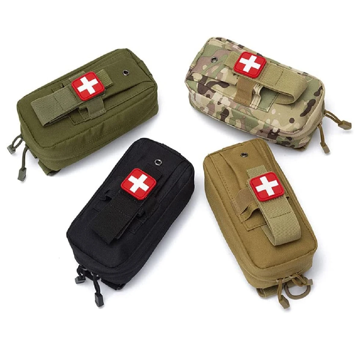 8pcs IFAK Tactical Molle Pouch Survival First Aid Kit for Emergency Rescue Outdoor Camping Hiking Sports Portable - AliExpress - Image 2
