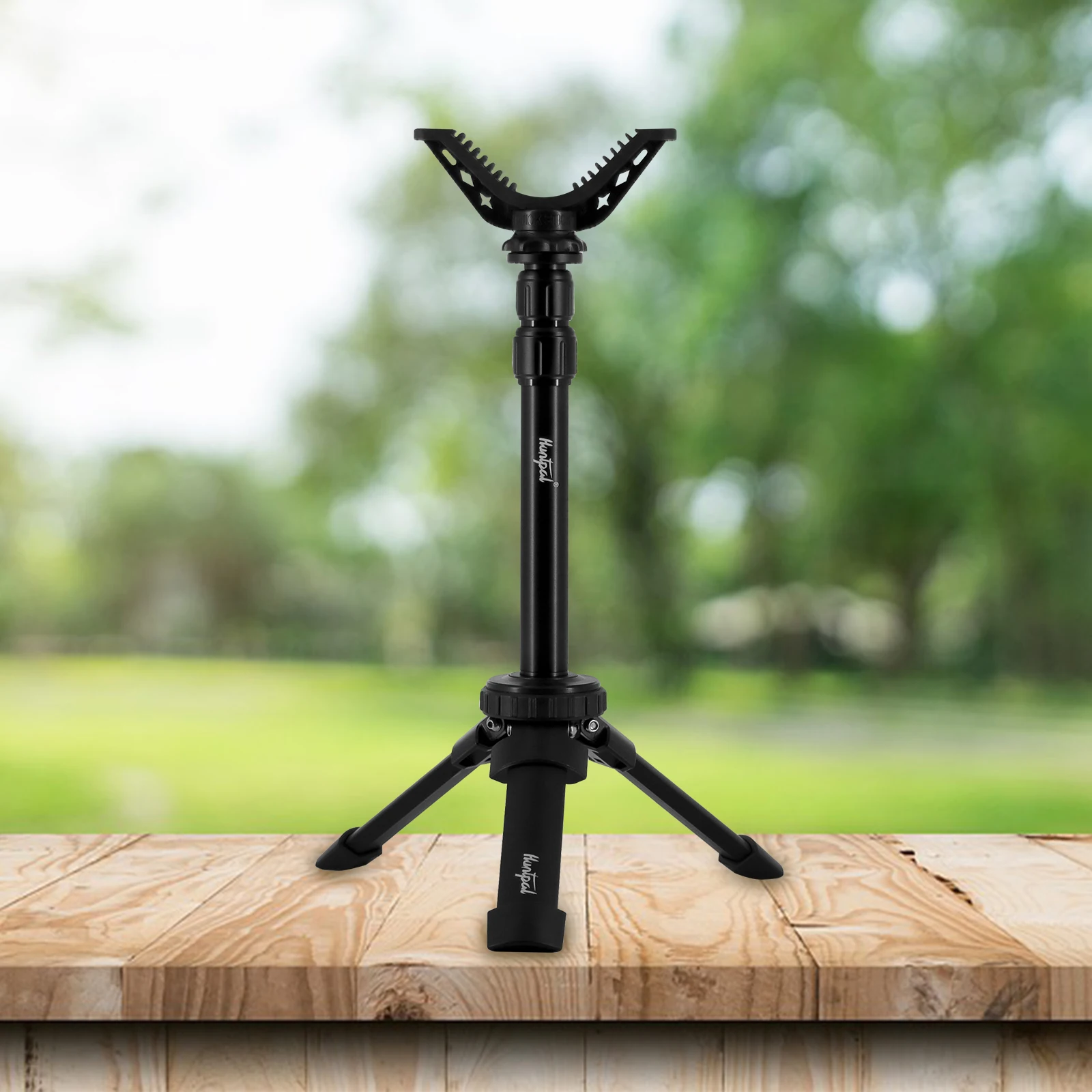 Portable Shooting Tripod Lightweight Aluminum Height Adjustment Shooting Stick with V Yoke Holder Hunting Outdoor Tripod Bench - AliExpress 18 - Image 6
