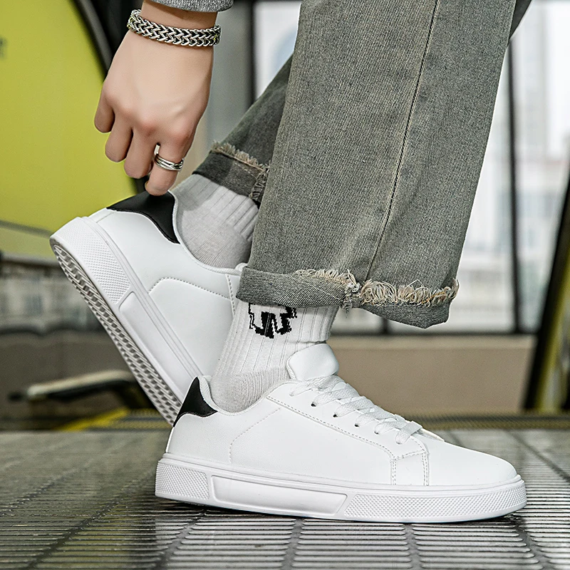 YRZL Casual Shoes Men's Shoes Male Sneakers Breathable Men Sports Sneakers Lightweight White Shoe Men Comfortable Walking Shoes - AliExpress - Image 6