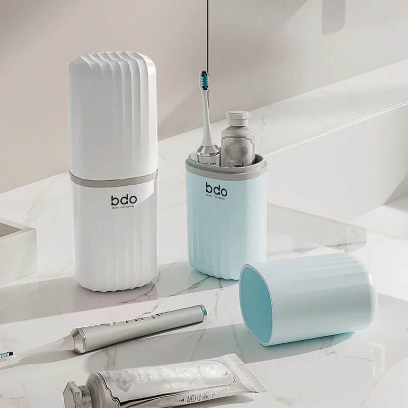 Portable Travel Wash Set Toothpaste Shampoo Makeup Storage Bottle Bathroom Accessories Set Outdoor Toiletries Kit Mouthwash Cups - AliExpress - Image 2