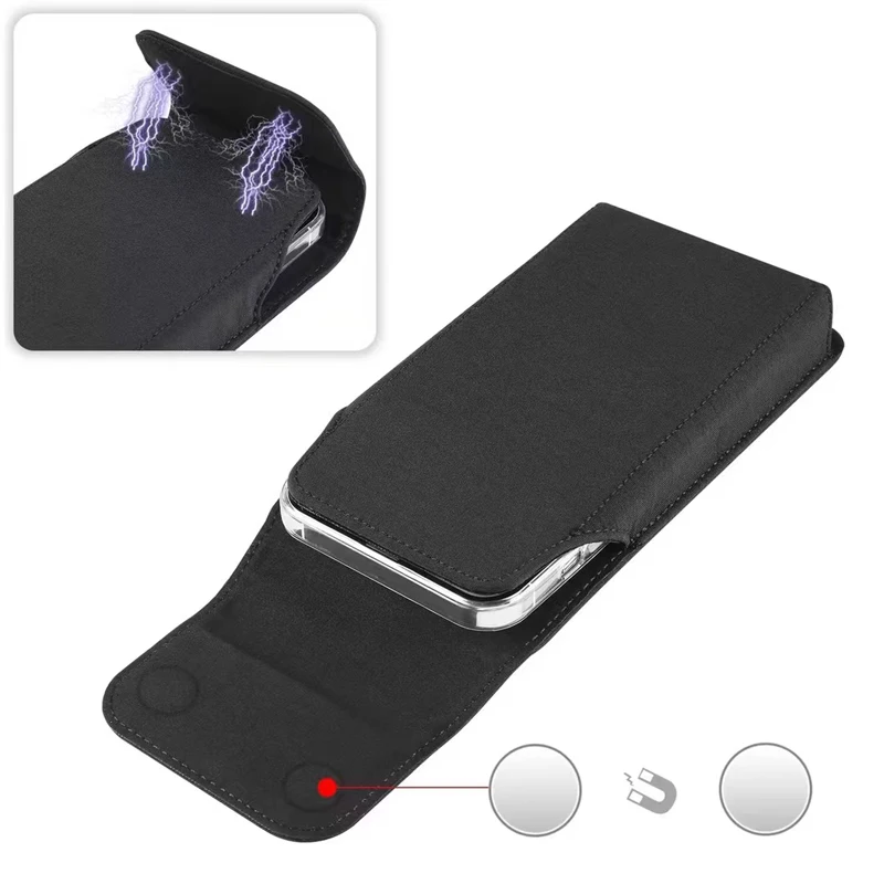 For Samsung S25 S24 S23 S22 S21Plus S24 Ultra S24 FE Smart phone Case Belt Clip Holster Nylon Cloth Bag Flip Cover Phone Pouch - AliExpress - Image 2